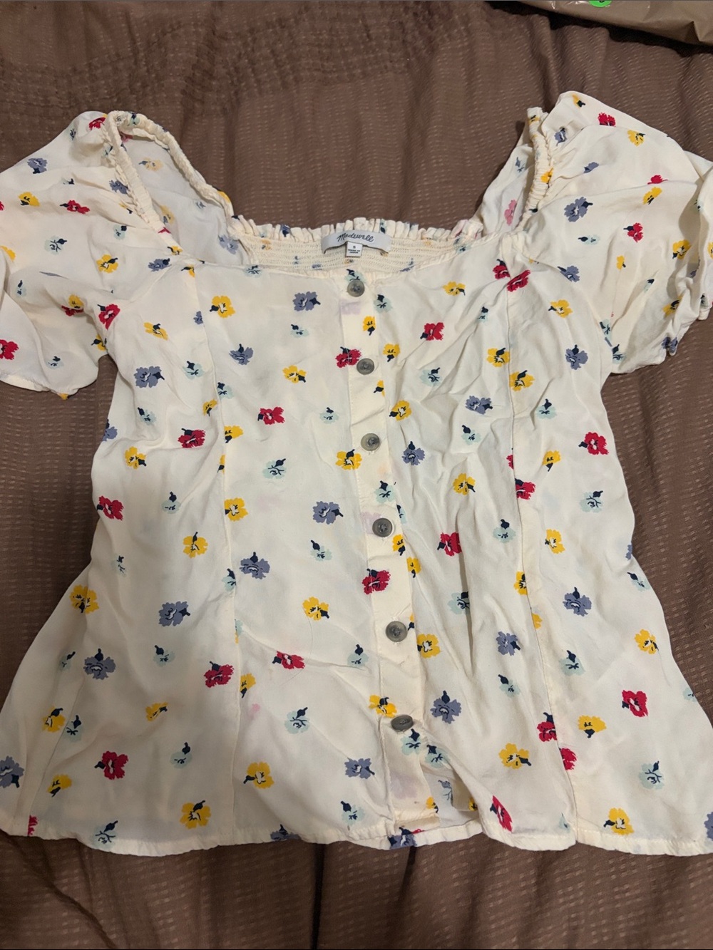 Madewell Floral Blouse
